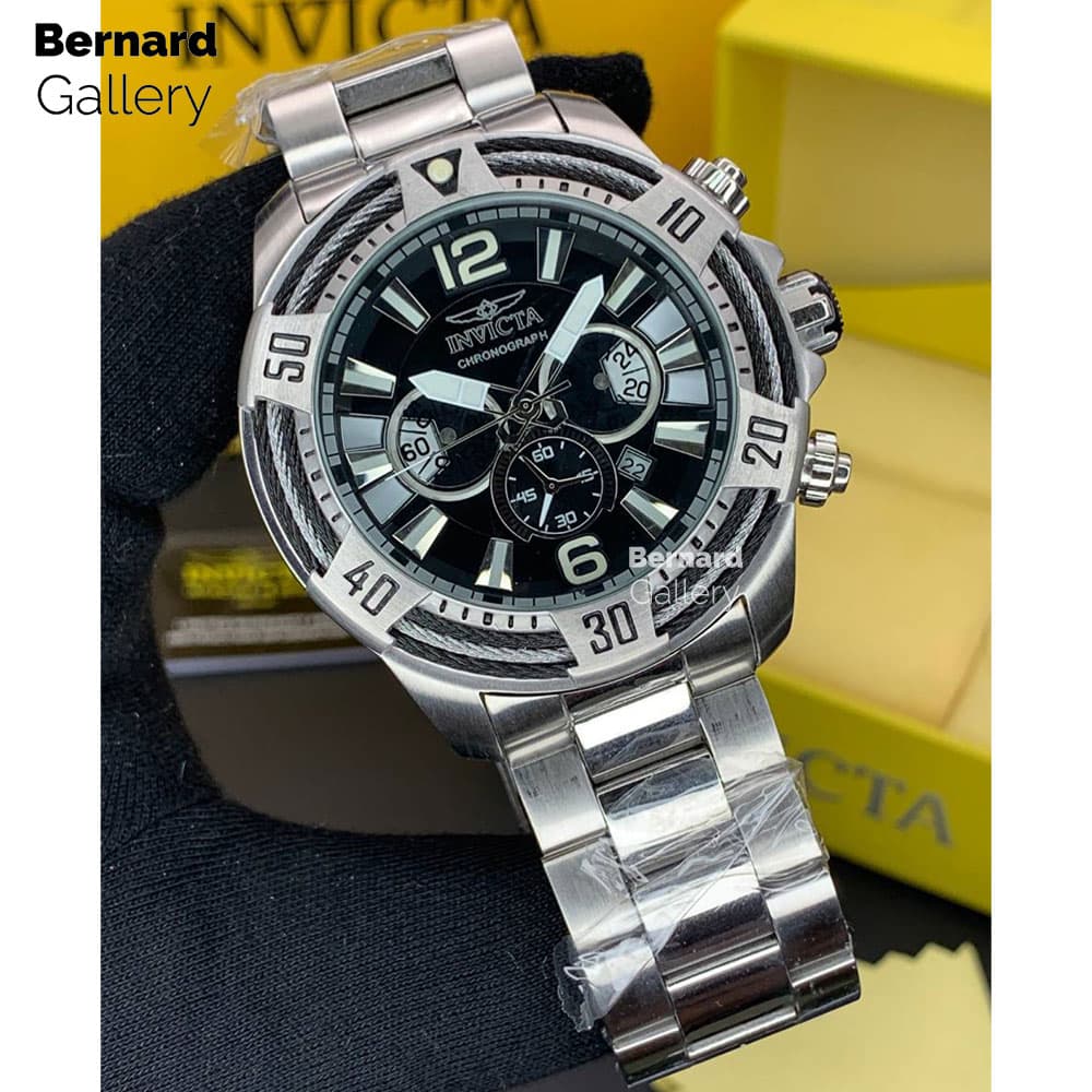 ساعت مچی مردانه اینویکتا Invicta Blot Tone Silver — تصویر ۵