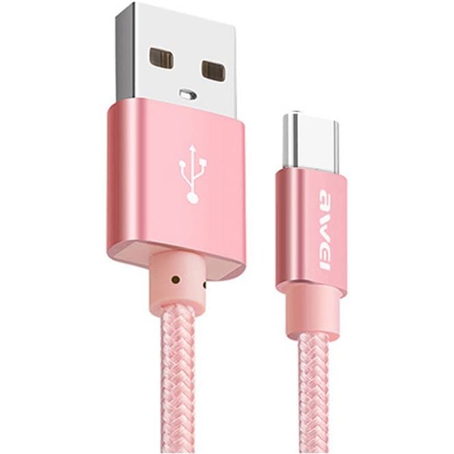 کابل تبدیل USB به USB-C اووی مدل CL-85 به طول 30 سانتی متر