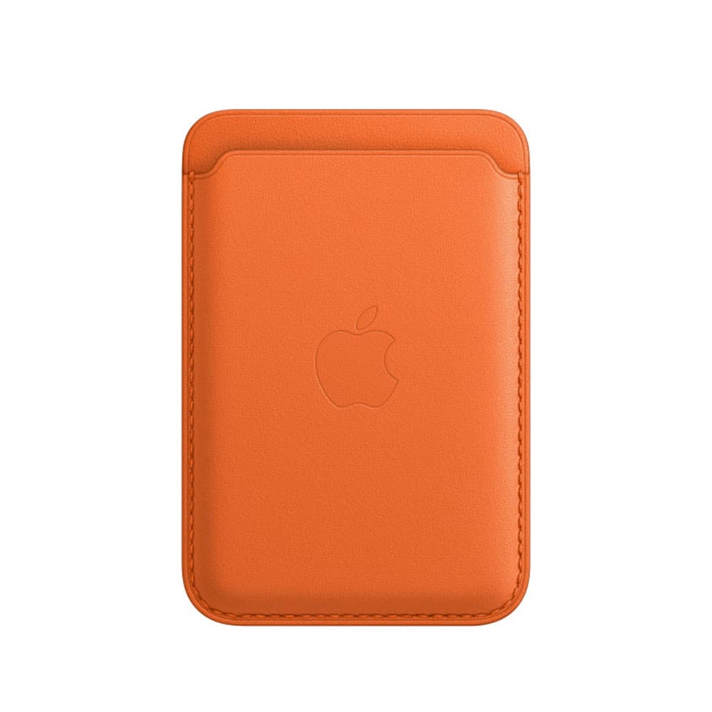 جاکارتی مگ سیف اپل مدل Leather Wallet Magsafe