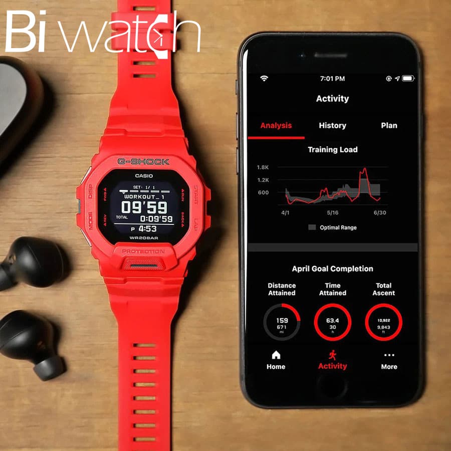 ساعت مچی کاسیو جی شاک Casio G-SHOCK GBD-200RD-4DR — تصویر ۱۱