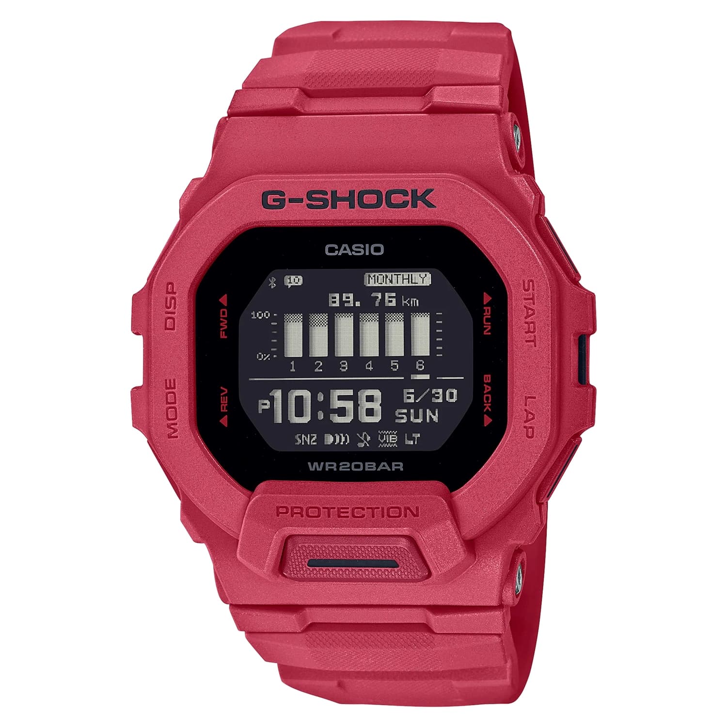 ساعت مچی کاسیو جی شاک Casio G-SHOCK GBD-200RD-4DR — تصویر ۹