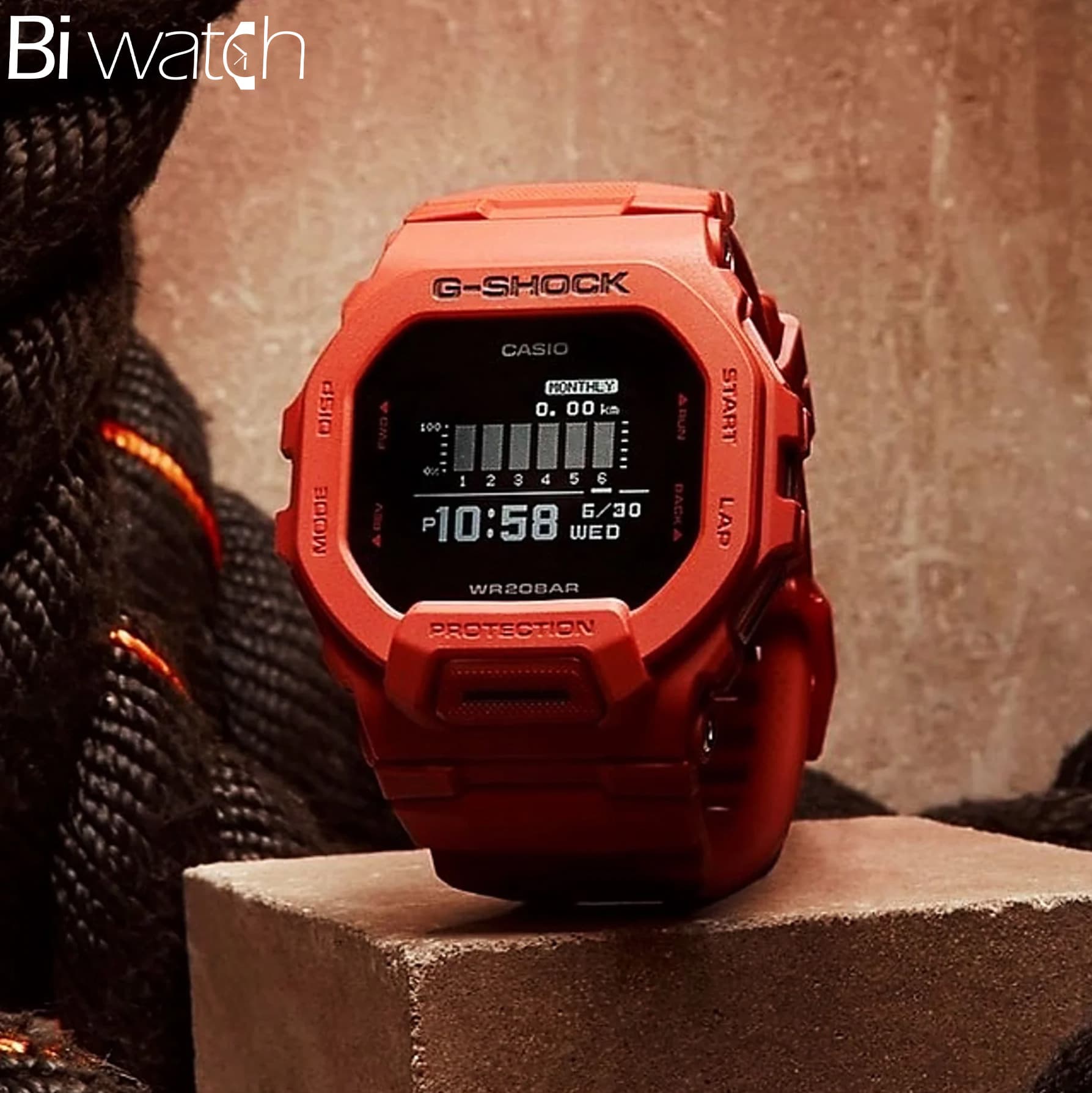 ساعت مچی کاسیو جی شاک Casio G-SHOCK GBD-200RD-4DR — تصویر ۱۰