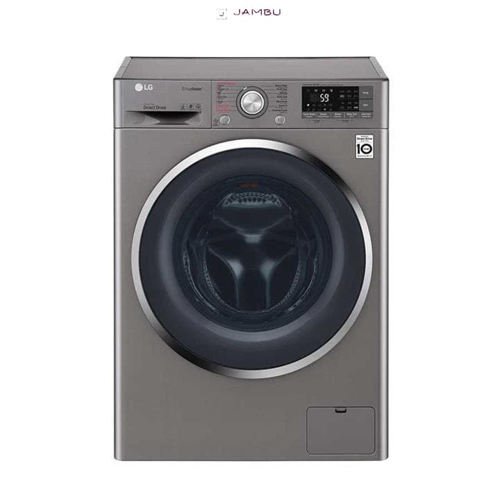 لباسشویی LG مدل F4J6VYP2S با ظرفیت 9Kg لباس در هر نوبت
