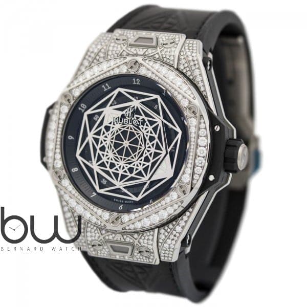 ساعت هابلوت عنکبوتی نگین دار مردانه Hublot Diamods 2332W — تصویر ۷