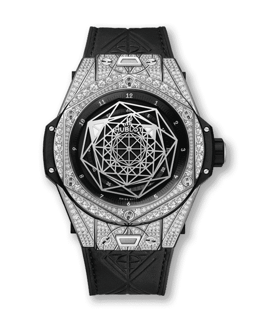 ساعت هابلوت عنکبوتی نگین دار مردانه Hublot Diamods 2332W — تصویر ۶