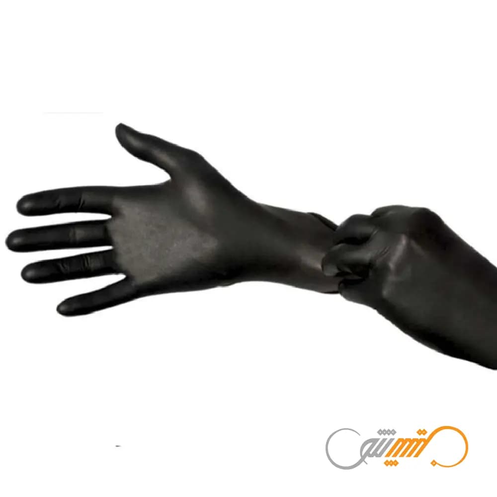 دستکش نیتریل مشکی مای گلاو My Glove یک جفت