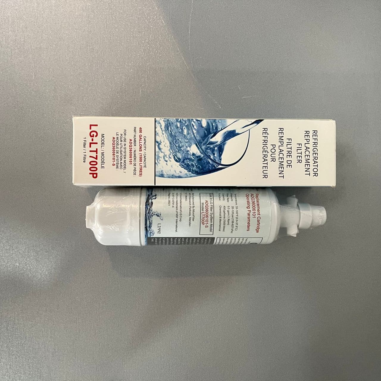 فیلتر داخلی یخچال الجی lt700