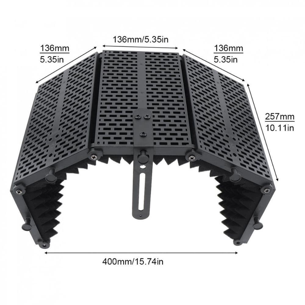 ایزولاتور میکروفون Microphone Isolation Shield 5DP — تصویر ۱۲