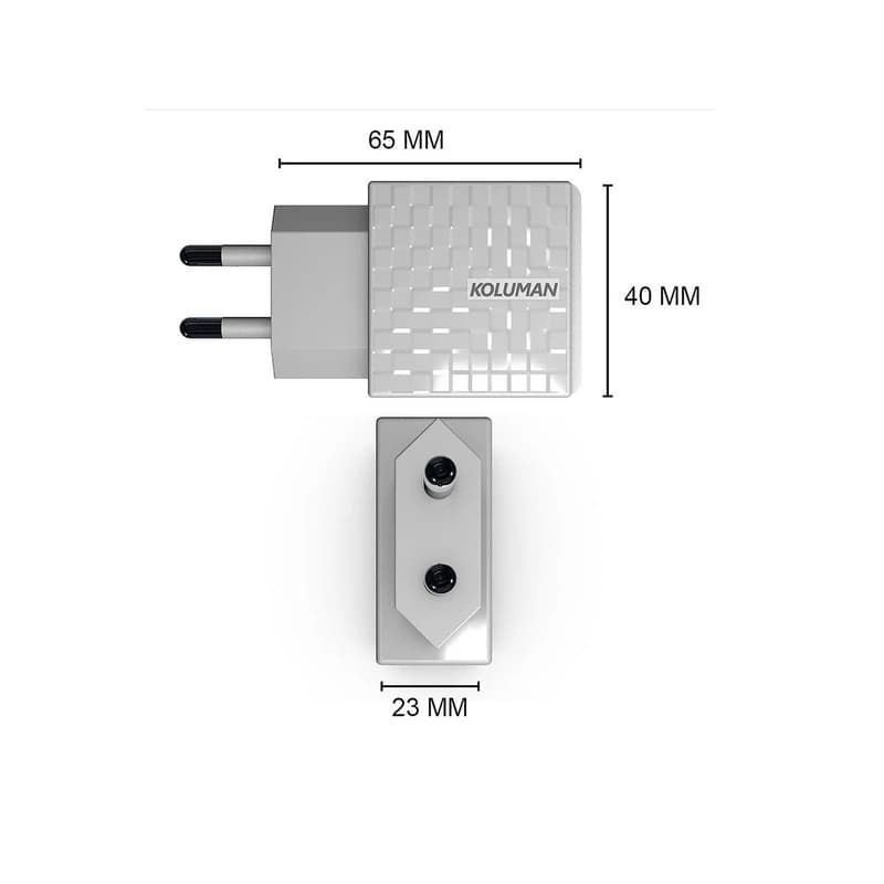 شارژر دیواری کلومن مدل KC-H600 — تصویر ۵