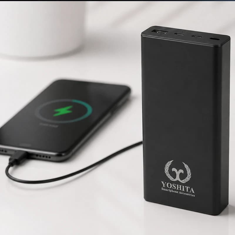 پاوربانک 30 وات یوشیتا مدل YP-001 ظرفیت 20000 میلی‌آمپر‌ساعت به همراه یک عدد کابل USB-A به USB-C — تصویر ۱۲