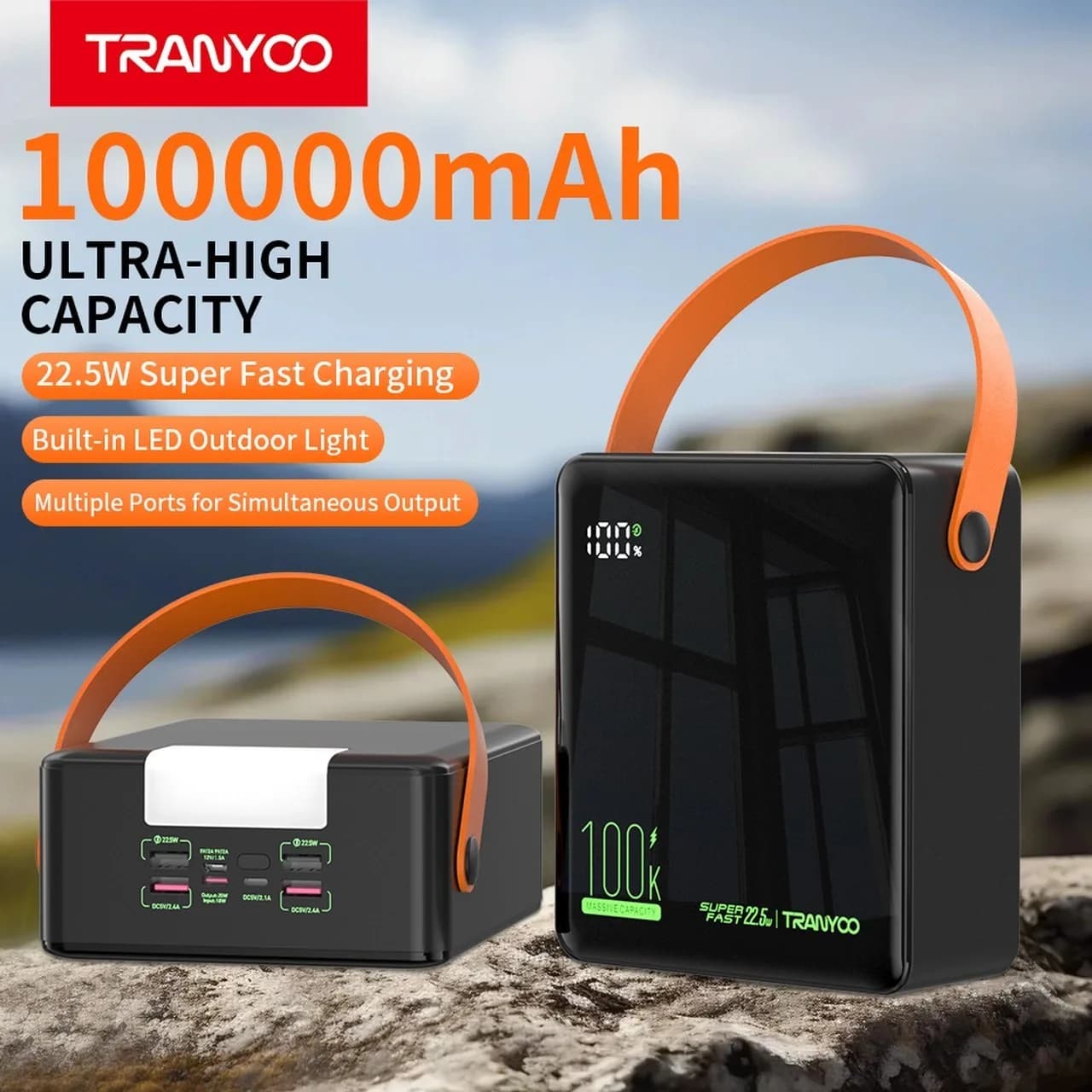 بررسی پاوربانک 100000 میلی آمپر ترانیو T-F28 با شارژ سریع 22.5W — تصویر ۸