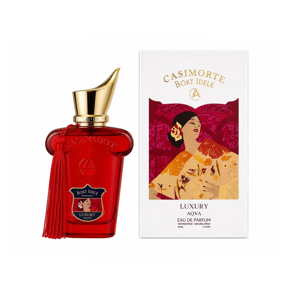 عطر ادوپرفیوم زنانه بوکت آیدل کازاموراتی لاکچری آکوا — تصویر ۶