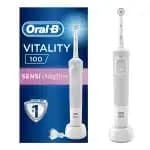 مسواک برقی اورال بی Oral-B مدل Vitality 100 با یدک Sensi UltraThin دندان های حساس — تصویر ۵