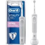 مسواک برقی اورال بی Oral-B مدل Vitality 100 با یدک Sensi UltraThin دندان های حساس — تصویر ۶