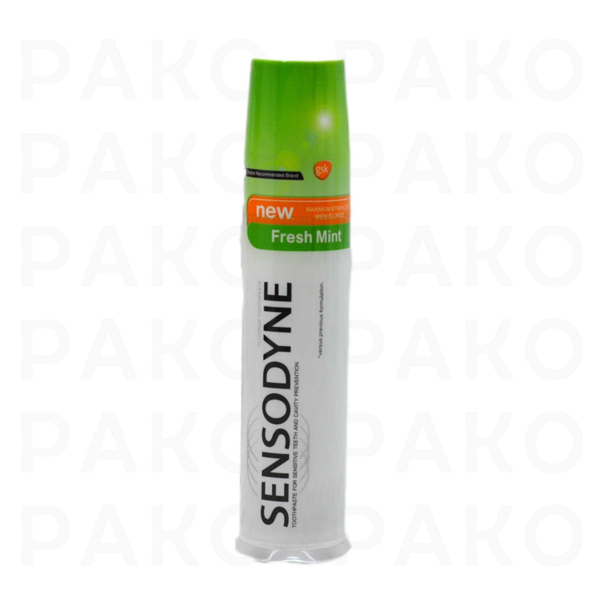 خمیر دندان پمپی سنسوداین Sensodyne مدل Fresh Mint حجم 100 میل — تصویر ۴