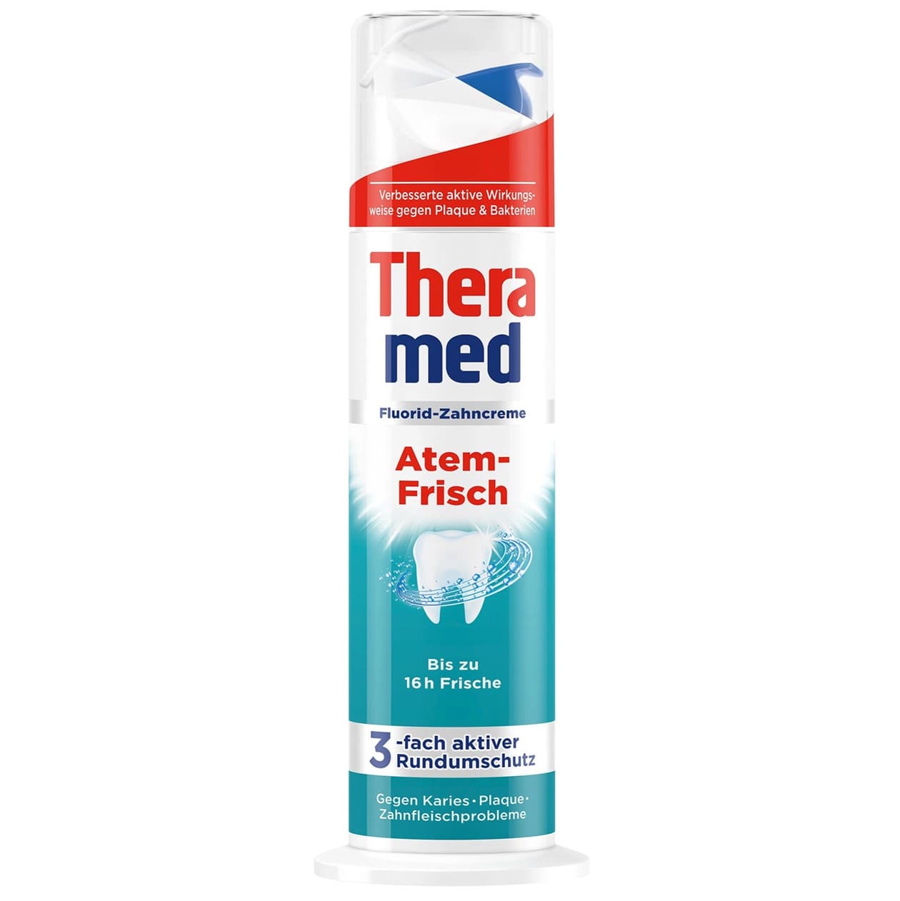خمیر دندان پمپی ترامد Thera Med خنک کننده حجم 100 میل — تصویر ۳