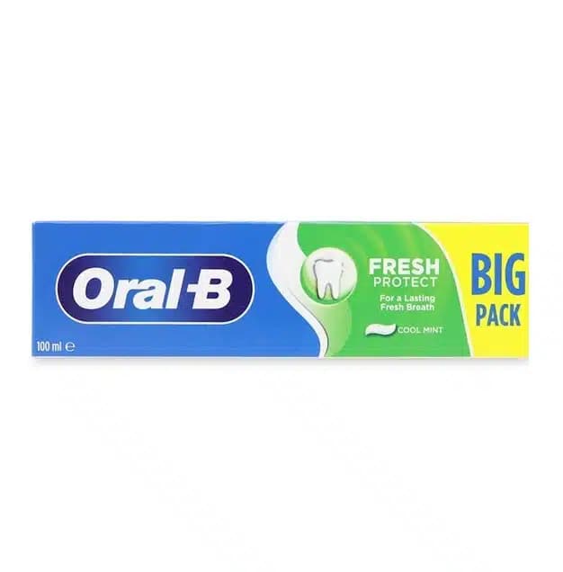خمیر دندان اورال بی Oral-B روزانه مدل Fresh Protect 123 حجم 100 میل