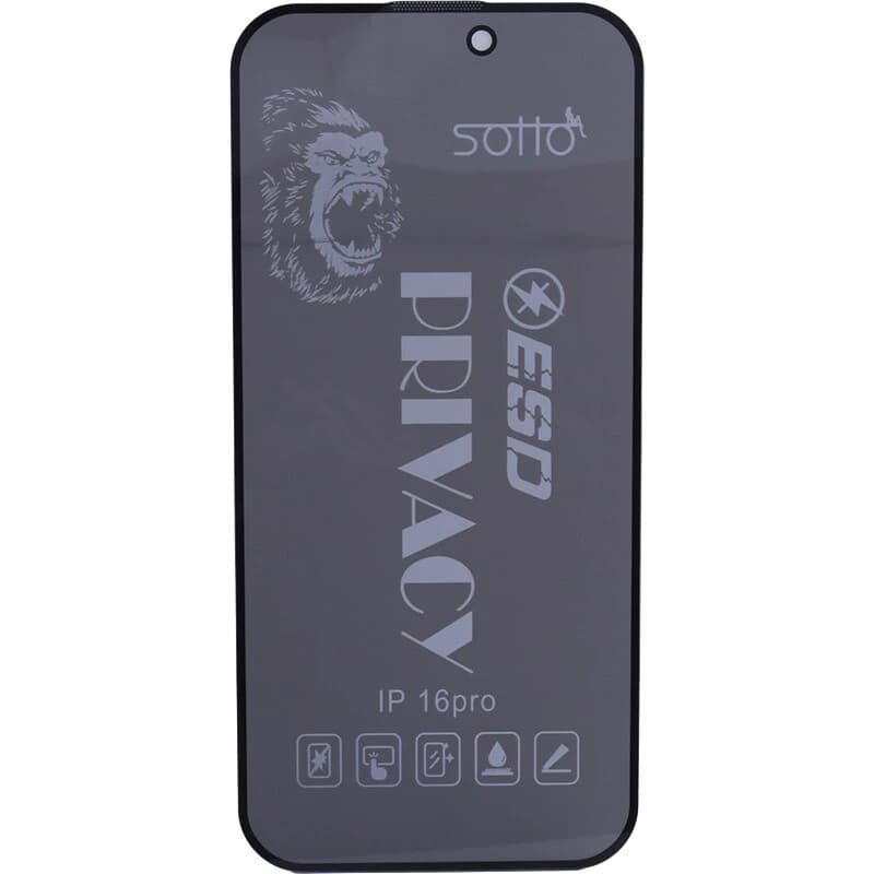 گلس پرایوسی آنتی استاتیک Sotto آیفون iPhone 16 Pro