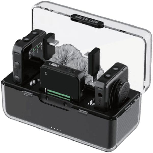 میکروفن یقه ای گریین لاین Green Lion GLM-Professional Wireless Mic GNPGLMMICBK