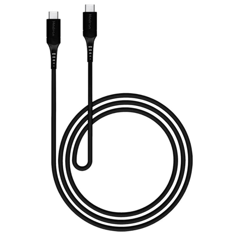 کابل دو سر تایپ سی فست شارژ 3 آمپر هادرون Hadron HTC-C-C01L طول 2 متر پک ضعیف — تصویر ۶