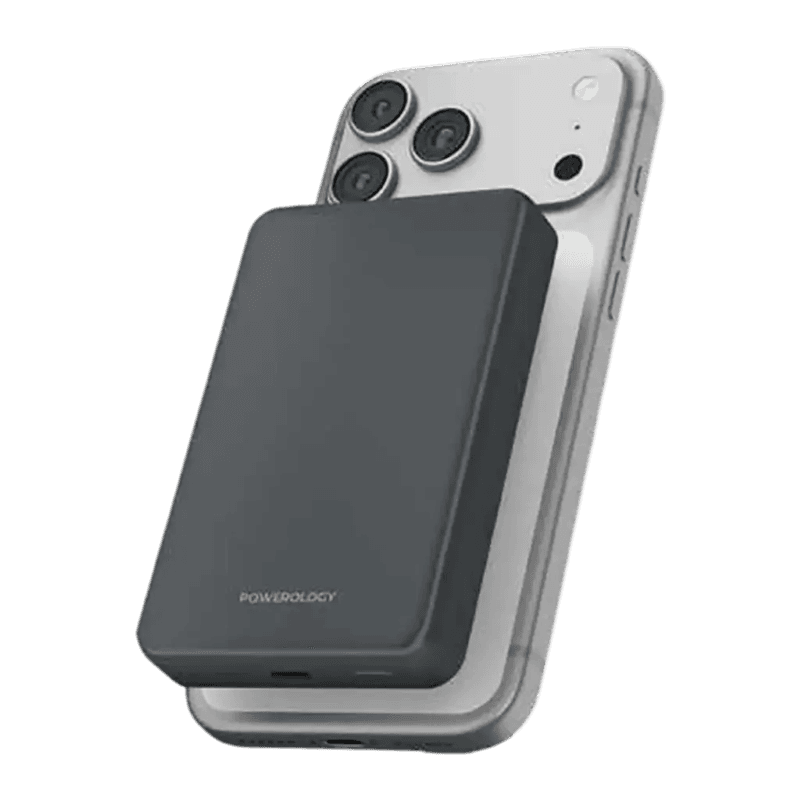 پاوربانک وایرلس 10000پاورولوژی مدل Powerology Blanc25 MagSafe