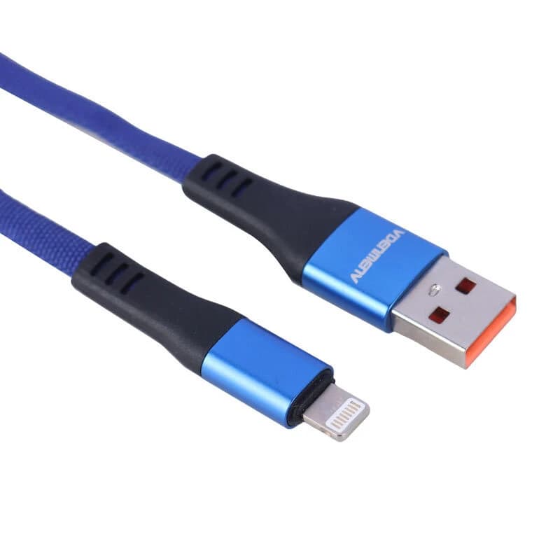 کابل لایتنینگ فست شارژ 2.4 آمپر دنمن D47L طول 1 متر — تصویر ۱۰