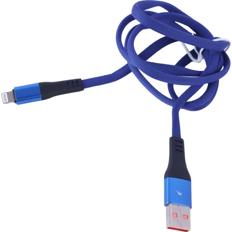 کابل لایتنینگ فست شارژ 2.4 آمپر دنمن D47L طول 1 متر — تصویر ۳