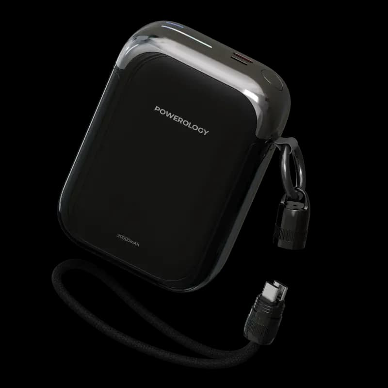 پاوربانک 20000 با کابل پاورولوژی مدل Powerology Bahamas PPBCHA104