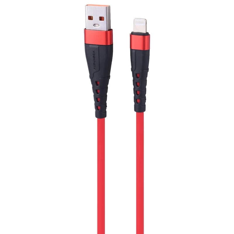 کابل لایتنینگ فست شارژ 3.6 آمپر دنمن D57L طول 1 متر — تصویر ۴