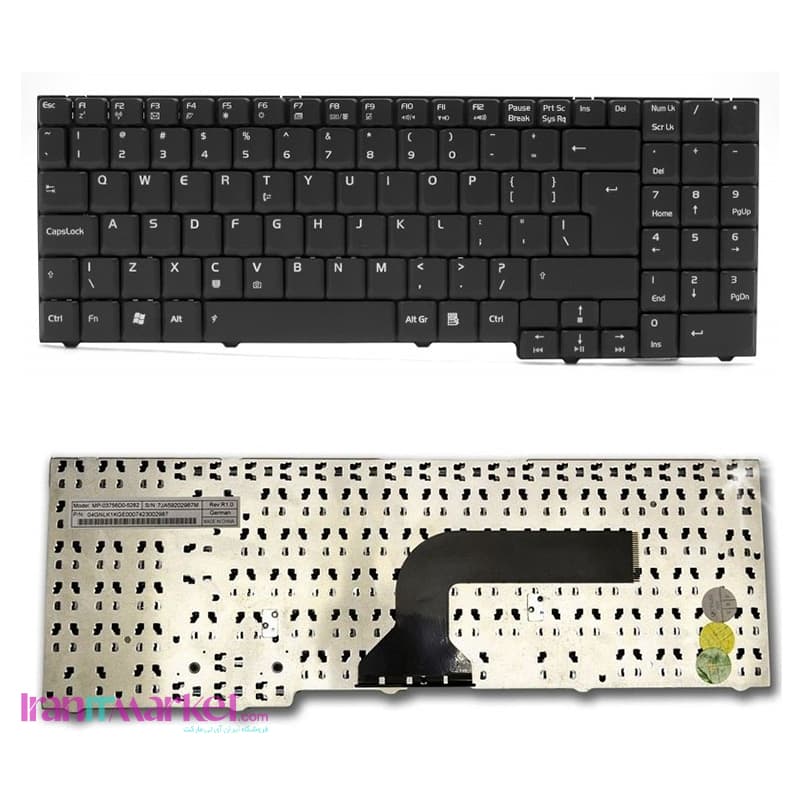 کیبورد لپ تاپ ایسوس KEYBOARD ASUS M70l