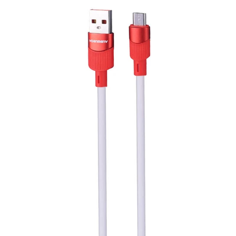 کابل میکرو یو اس بی فست شارژ 3 آمپر دنمن D75V طول 1 متر — تصویر ۹
