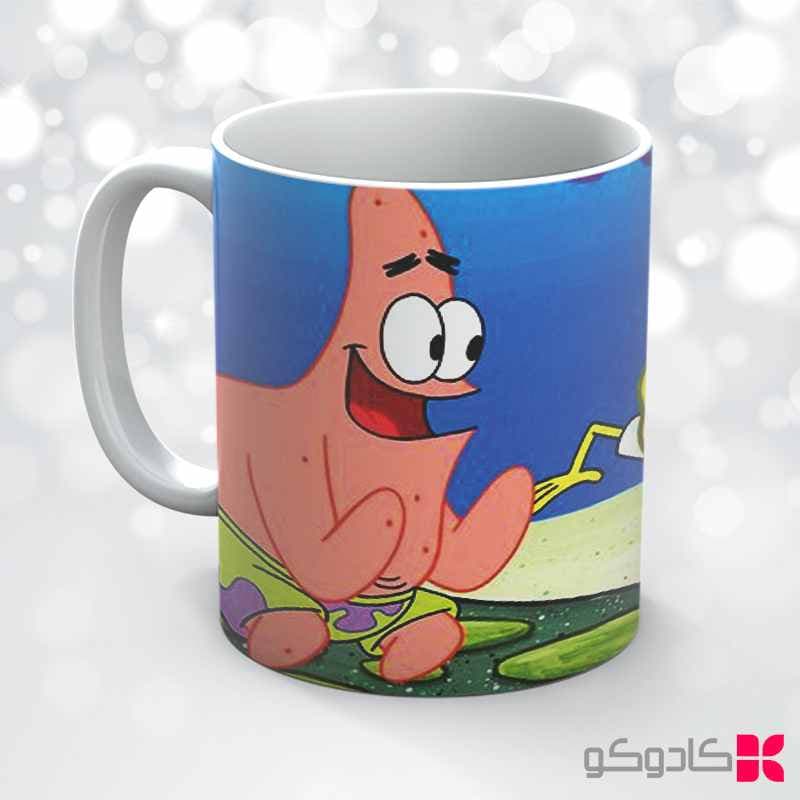 ماگ انیمیشن باب اسفنجی کد 48016 — تصویر ۳