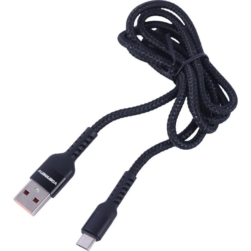 کابل میکرو یو اس بی فست شارژ 3.6 آمپر دنمن D39V طول 1 متر — تصویر ۹