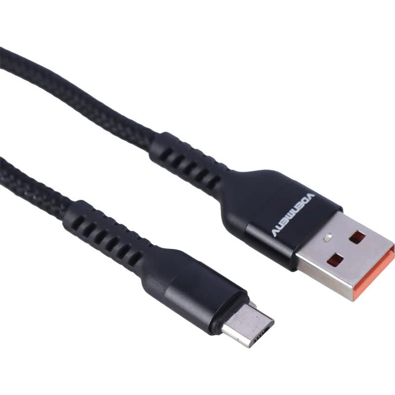 کابل میکرو یو اس بی فست شارژ 3.6 آمپر دنمن D39V طول 1 متر — تصویر ۱۰