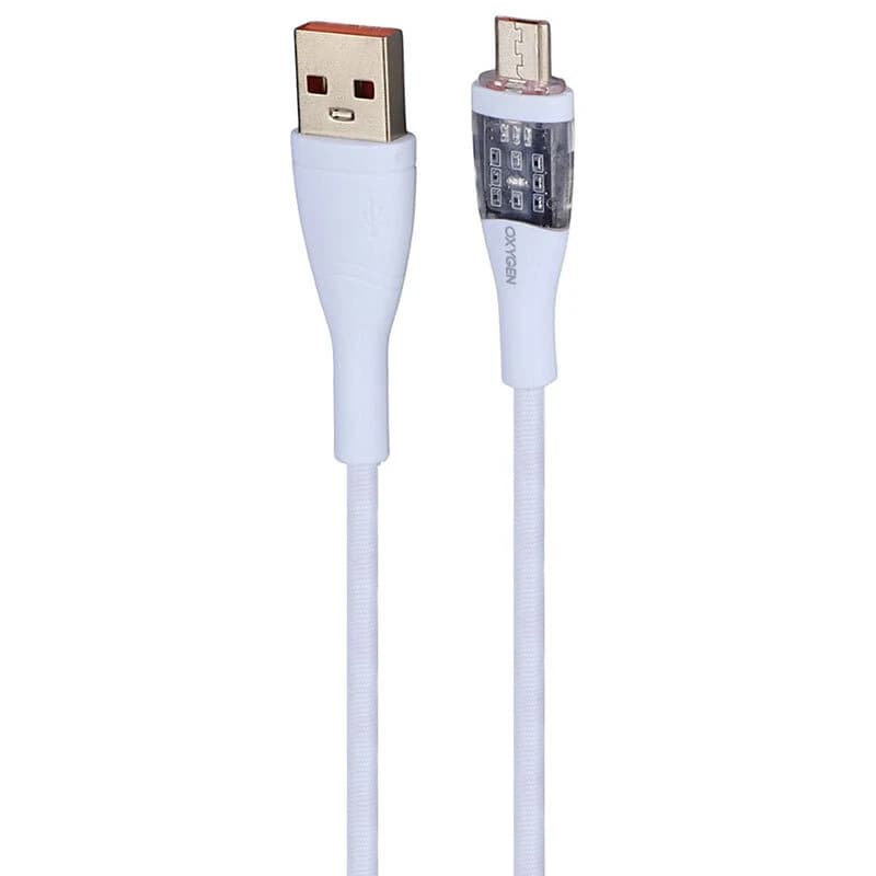 کابل میکرو یو اس بی فست شارژ 3 آمپر اکسیژن LX-24 طول 1 متر — تصویر ۹