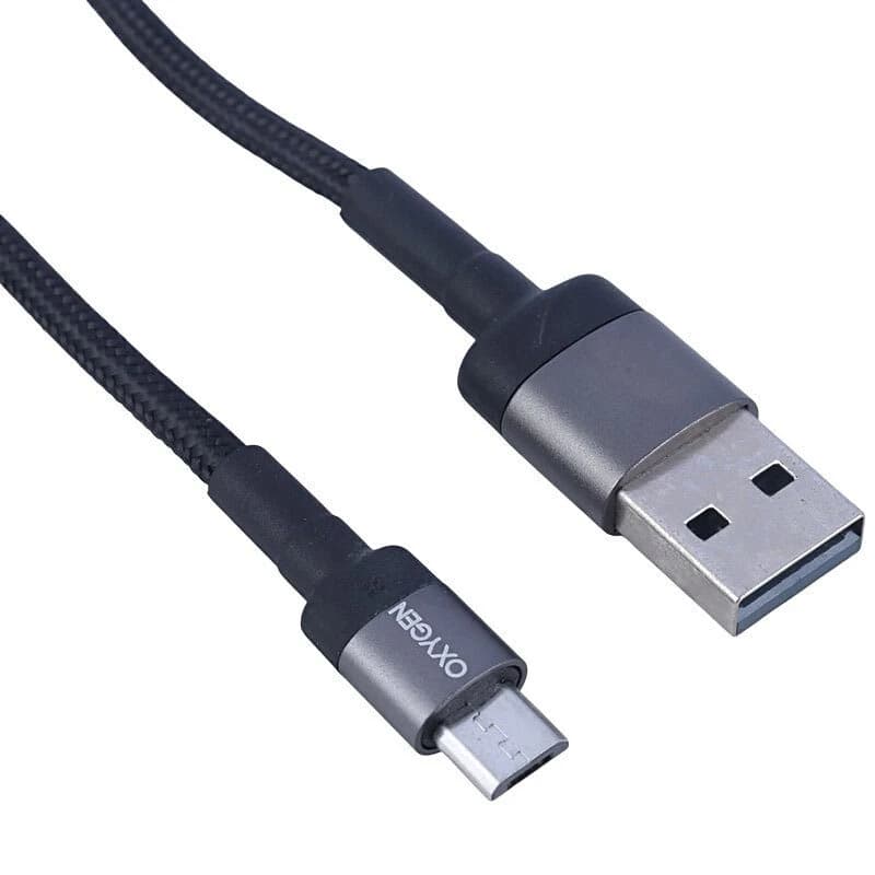 کابل میکرو یو اس بی فست شارژ 3 آمپر اکسیژن LX-1 طول 1 متر — تصویر ۳