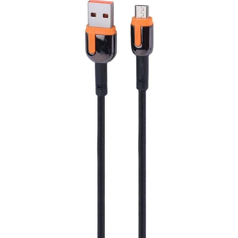 کابل میکرو یو اس بی فست شارژ 3.6 آمپر دنمن D40V طول 1 متر — تصویر ۸