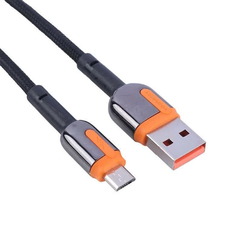 کابل میکرو یو اس بی فست شارژ 3.6 آمپر دنمن D40V طول 1 متر — تصویر ۹