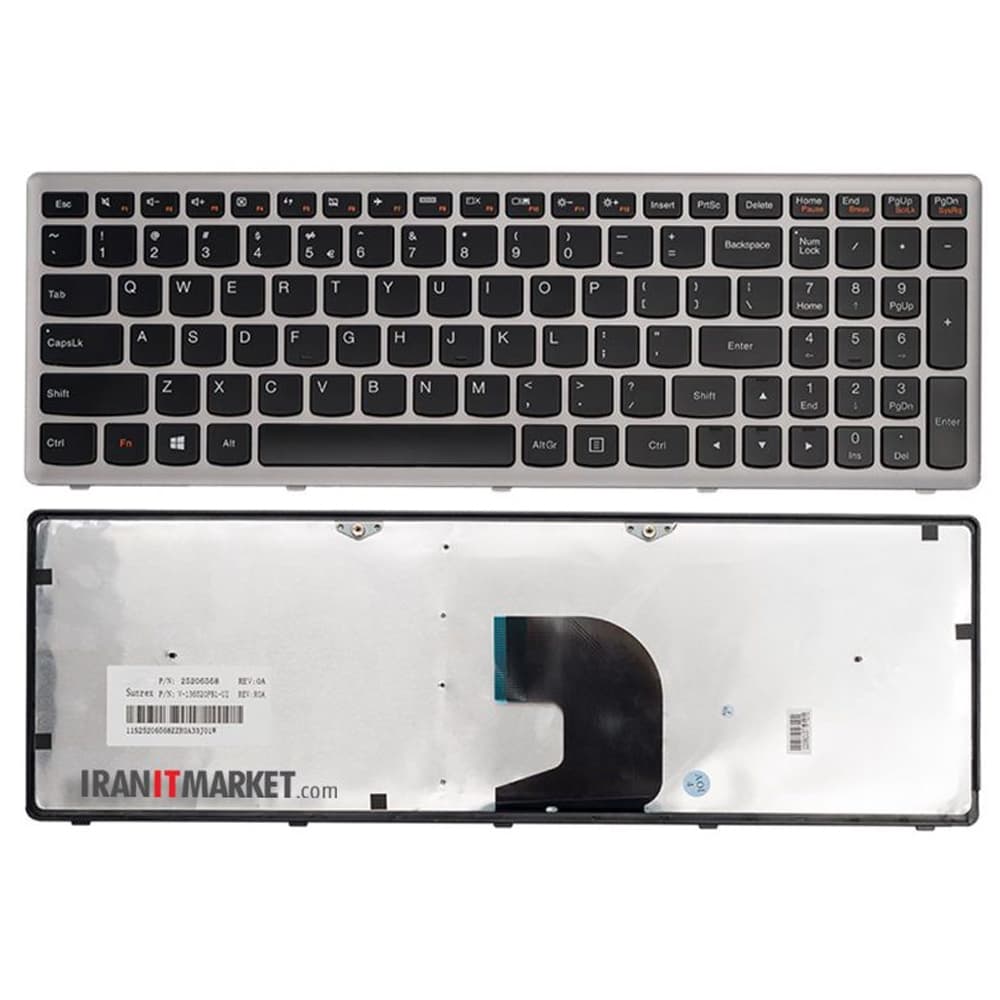 کیبورد لپ تاپ لنوو KEYBOARD LENOVO Z500A — تصویر ۲