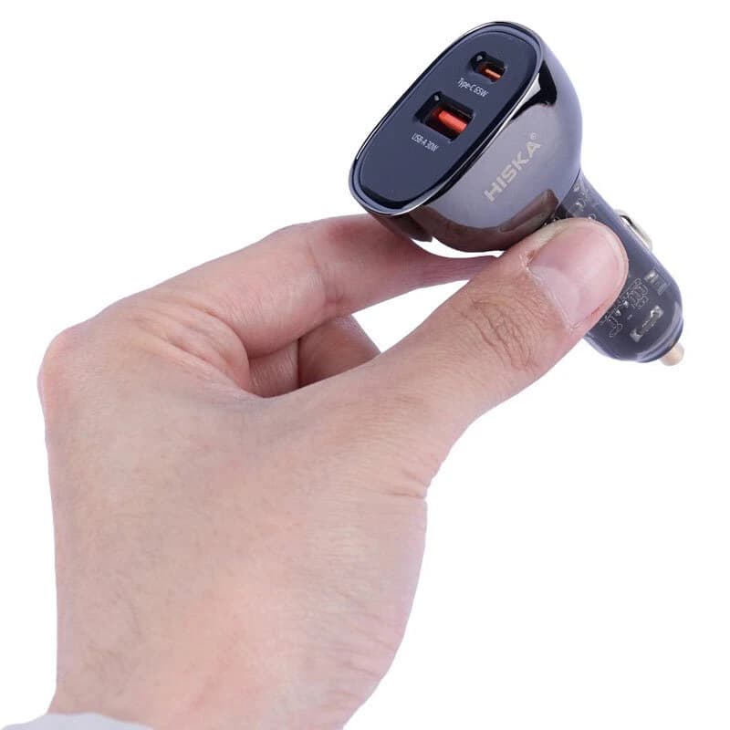 شارژر فندکی 65 وات هیسکا HCC-326 — تصویر ۶