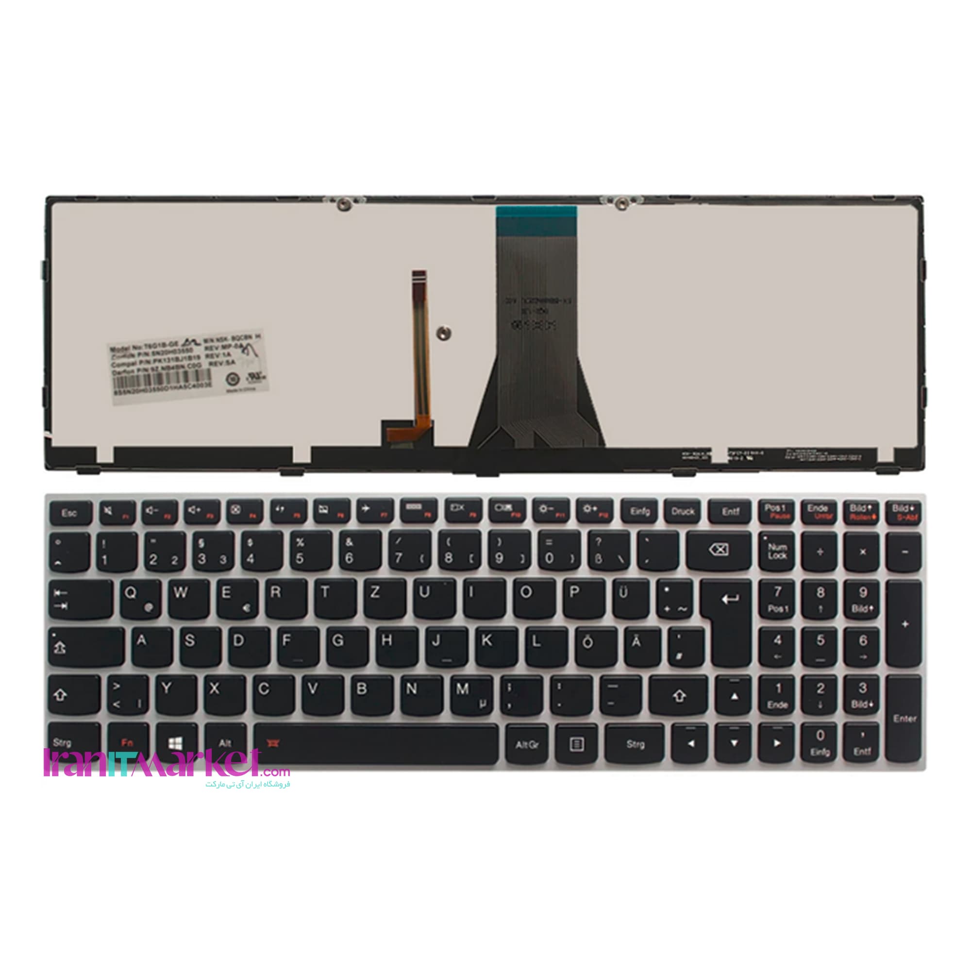 کیبورد لپ تاپ لنوو KEYBOARD LENOVO Ideapad G70