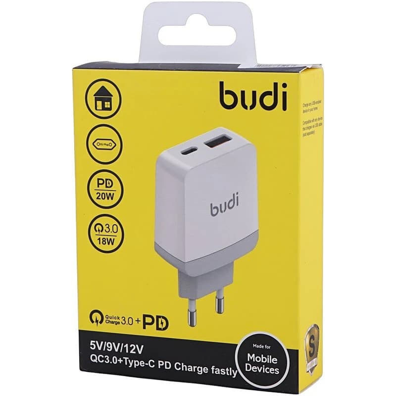 شارژر دیواری 20 وات بودی AC940VE QC3.0 PD 3A — تصویر ۳