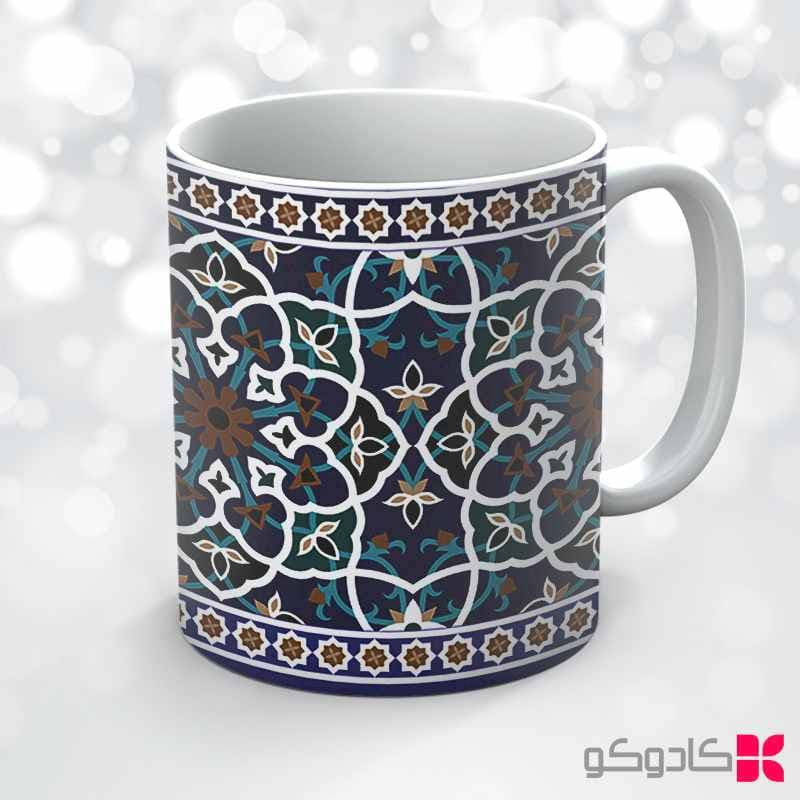 ماگ طرح اسلیمی کد 31005