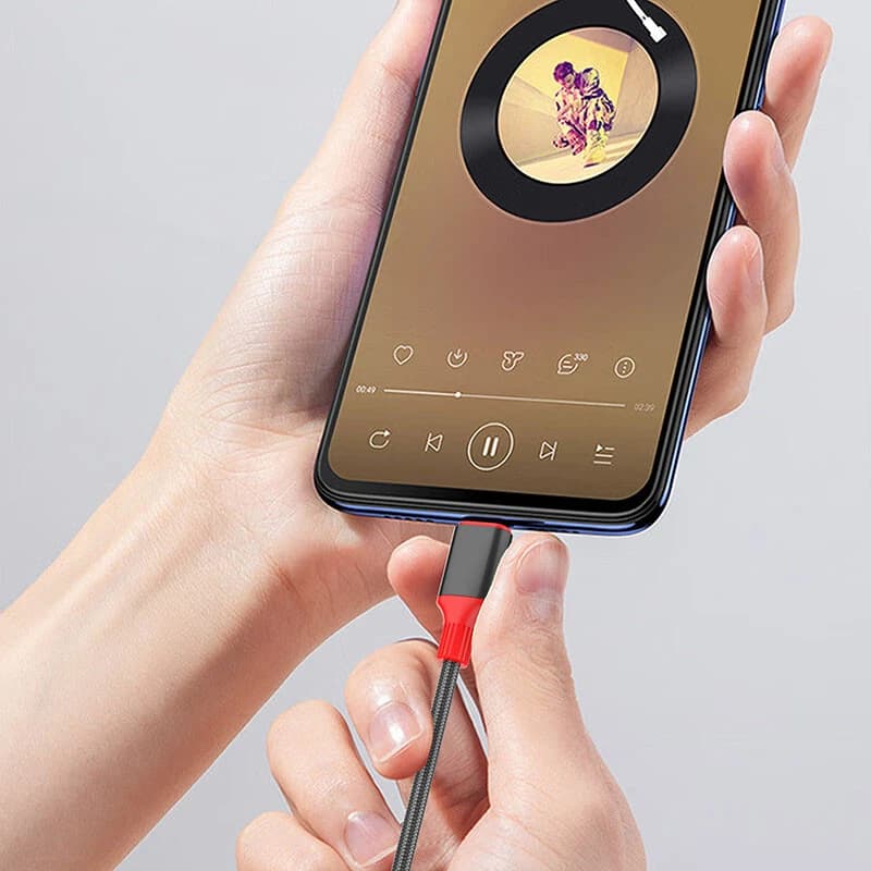 کابل تبدیل Type-C به AUX ارلدام ET-AUX76C طول 1 متر — تصویر ۸