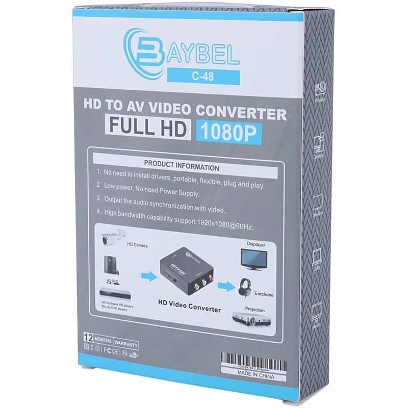 تبدیل HDMI به AV بایبل C-48 — تصویر ۸
