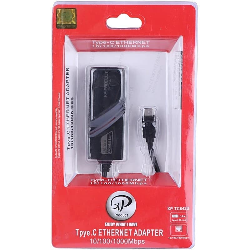 تبدیل Type-C به LAN ایکس پی پروداکت XP-TC842U — تصویر ۸