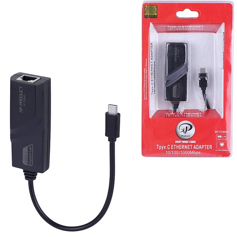 تبدیل Type-C به LAN ایکس پی پروداکت XP-TC842U — تصویر ۷