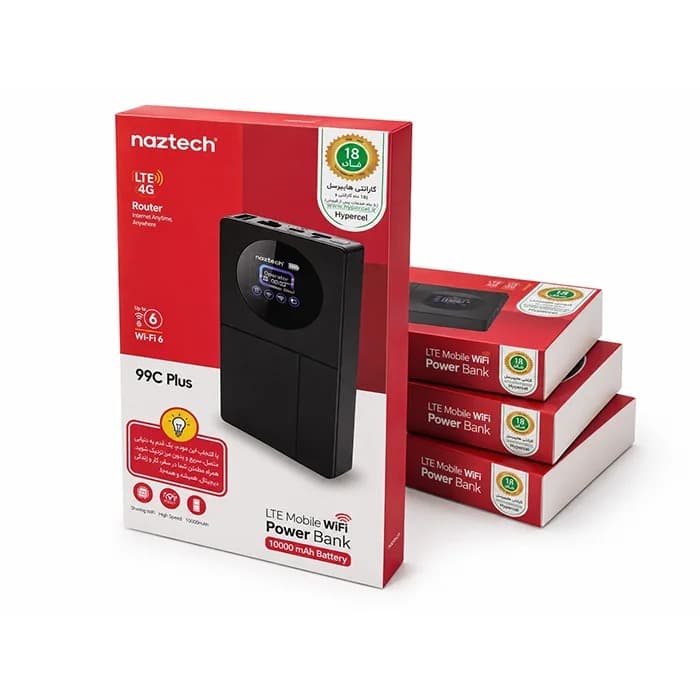 مودم همراه سیمکارتی 4G LTE نزتک 99C Plus — تصویر ۸