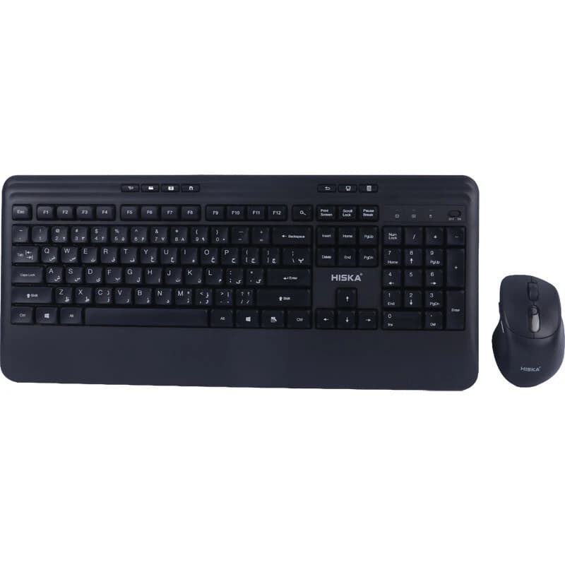 کیبورد و موس بی سیم هیسکا H-MK25 — تصویر ۲
