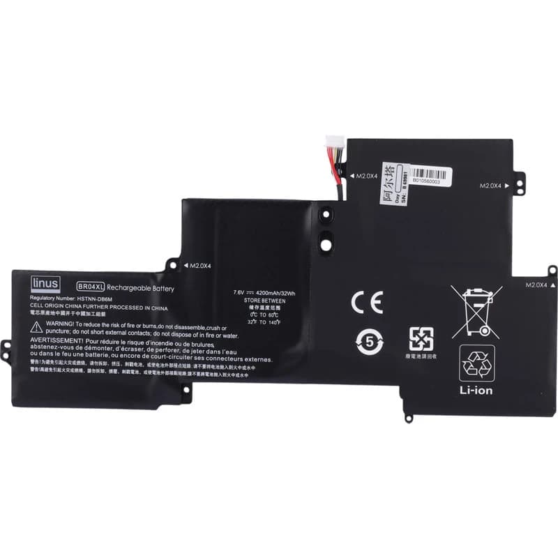 باتری لپ تاپ اچ پی Linus HP BR04XL 4Cell